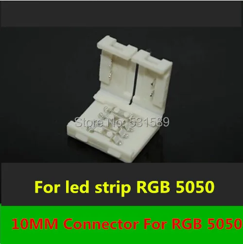 

Wholesale 100pcs10mm rgb connector for led strip RGB 5050