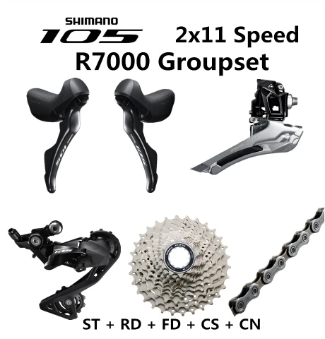 SHIMANO 5800 R7000 указано 105 переключатели дорожный ST + FD RD CS CN спереди и сзади