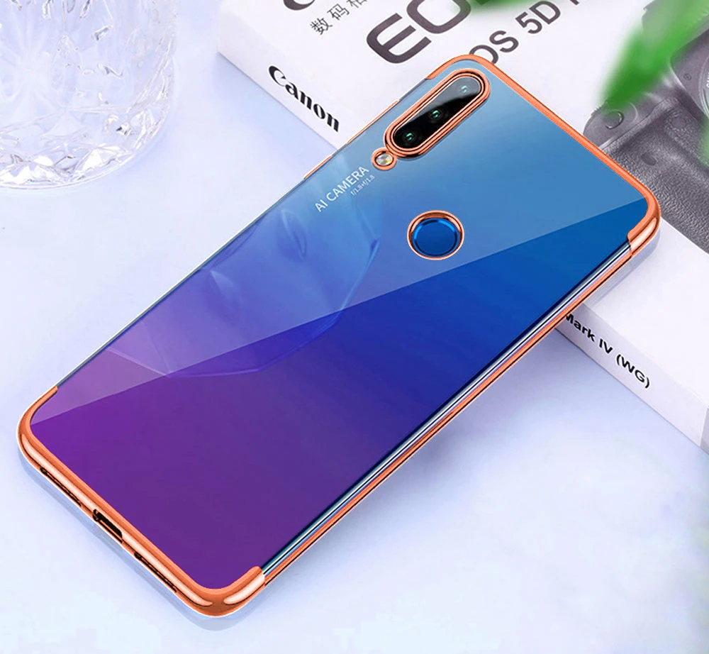 Чехлы с покрытием из ТПУ для huawei Honor 10 Lite View V10 V20 Honor 20 Lite Honor 10i, мягкая силиконовая прозрачная задняя крышка, чехлы для телефонов - Цвет: RosGold