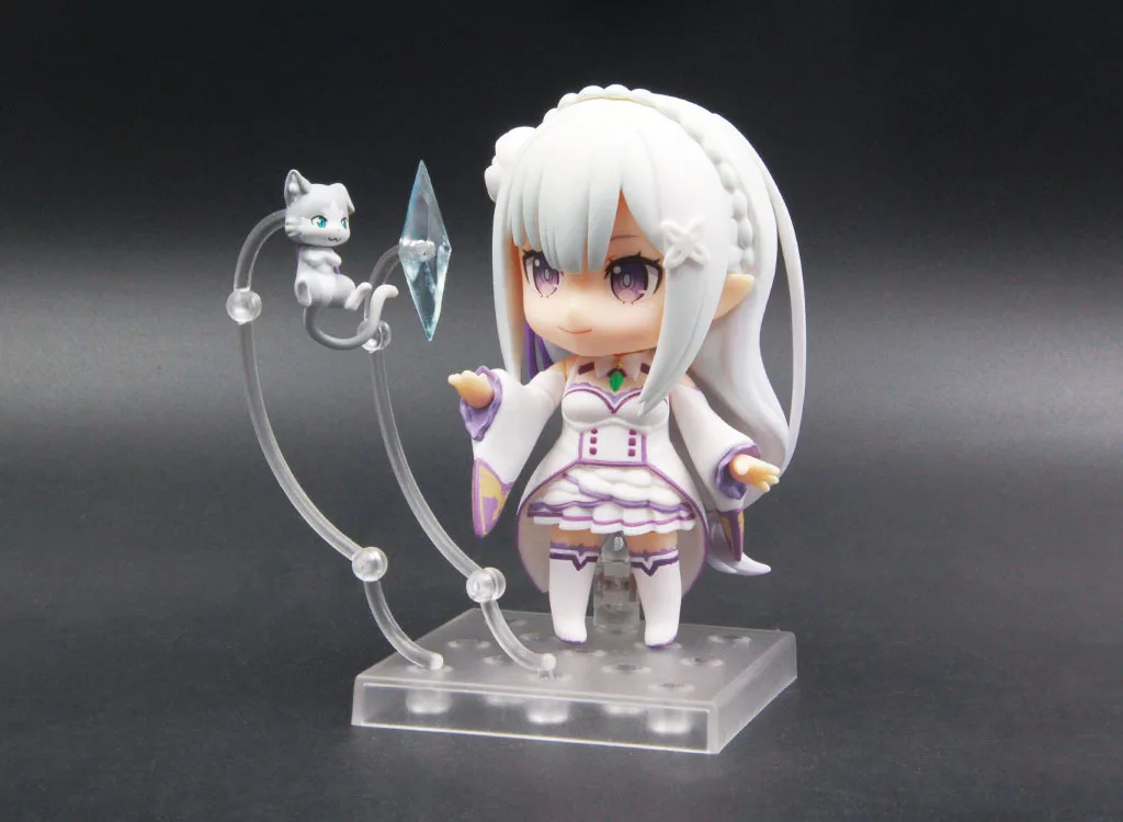 Аниме Re: жизнь в другом мире от zero Nendoroid 751 Эмилия каваи милые фигурки игрушки 10 см