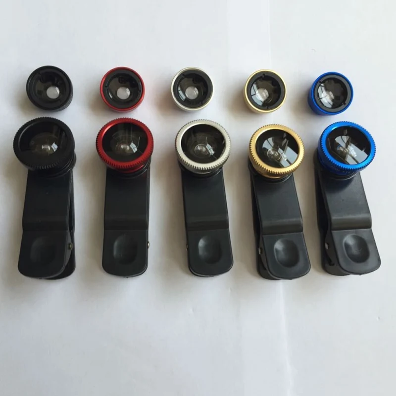 Портативный универсальный комплект объективов для камеры сотового телефона