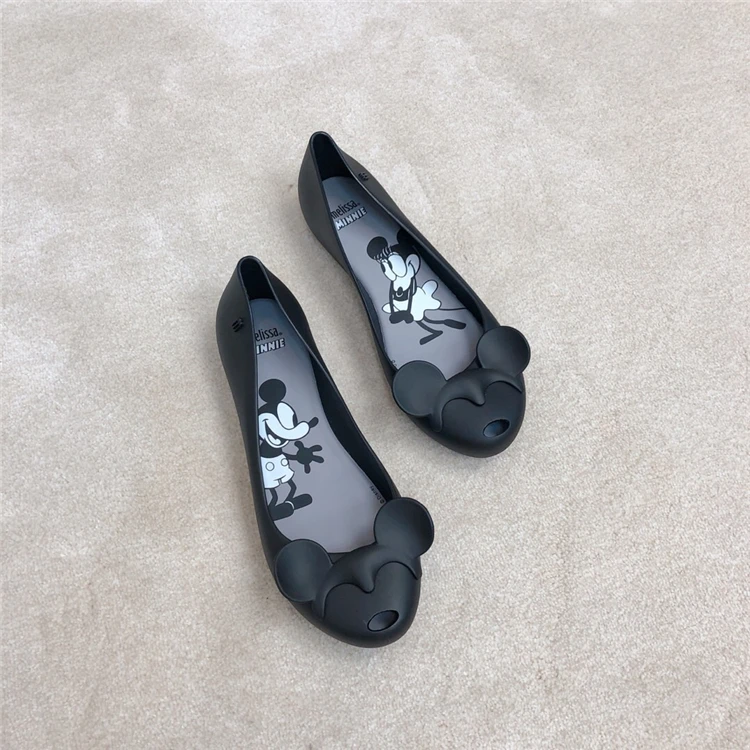 Высококачественные сандалии melissa jelly sandalias minnie ; женские летние пляжные сандалии на плоской подошве для женщин; обувь мелисса