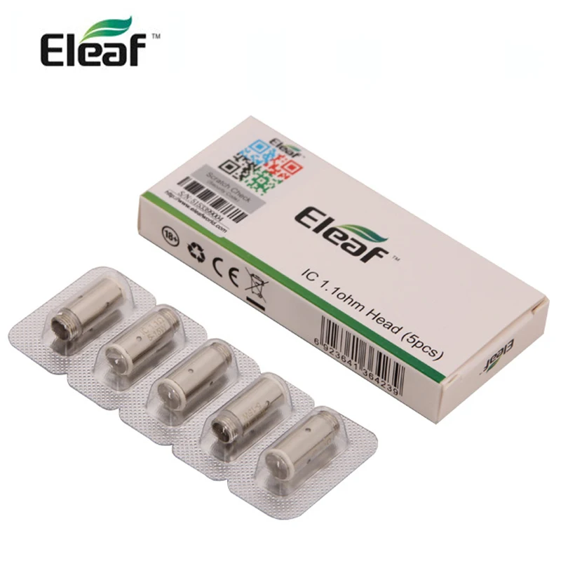10 шт./лот оригинальная головка Eleaf IC 1.1ohm Одна Головка Катушки для iCare/iCare Mini Elektronik