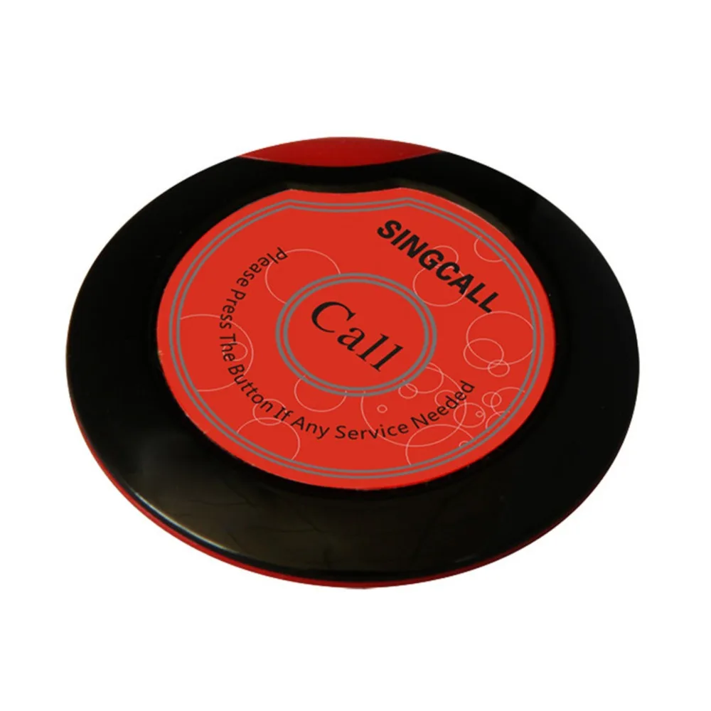 Беспроводная настольная система вызова SINGCALL 20pcs Red настольные звонки APE700 и 1pc