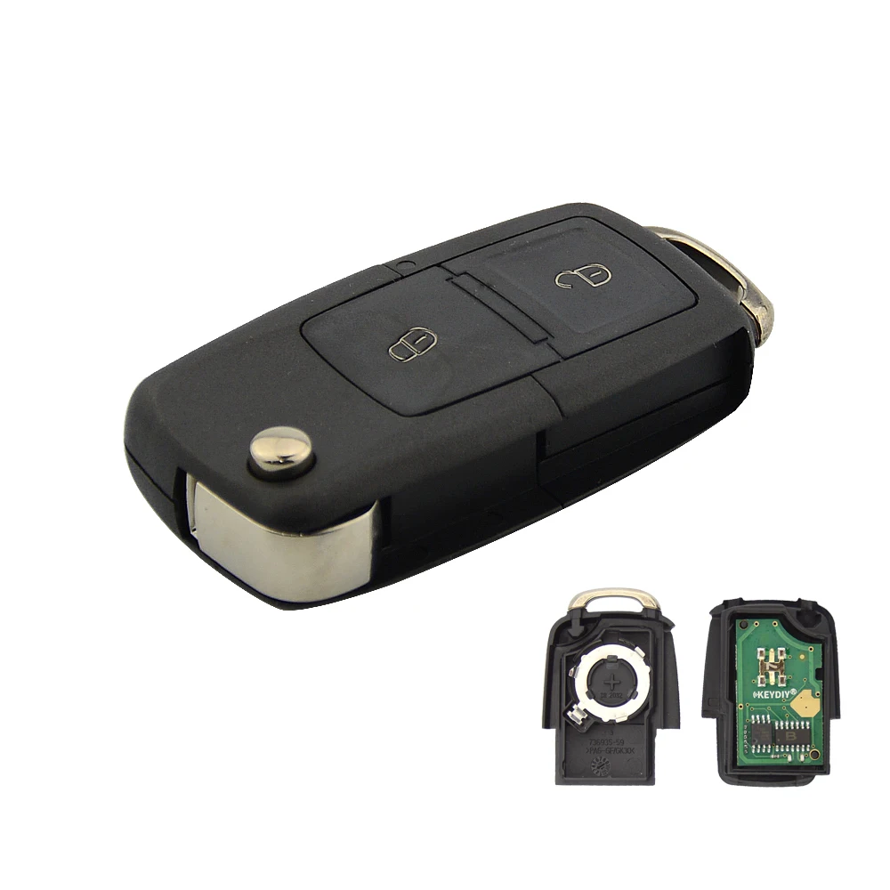 OkeyTech B01 KD дистанционный ключ серии B 2 кнопки для KD300/KD900/URG200 ключевой программист VW