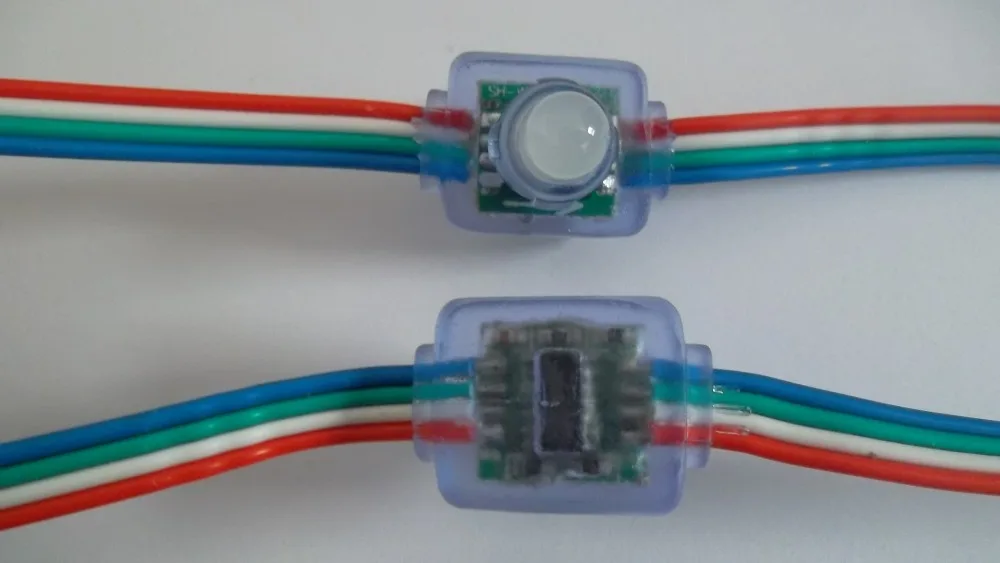 Плоской задней площадь Форма WS2801 Светодиодный модуль rgb пиксель света адресно-rgb