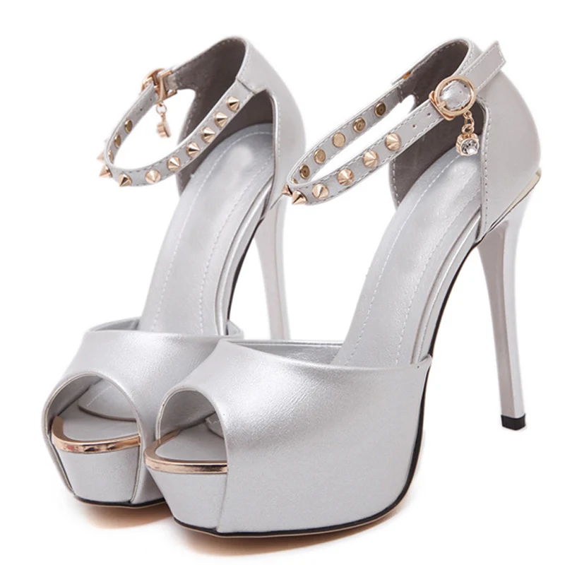 Gbhhynlh женская летняя обувь Туфли с заклепками босоножки из прозрачного пластика