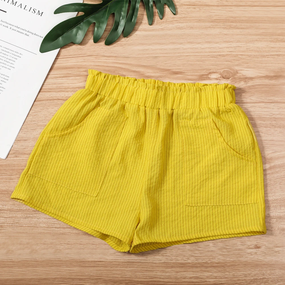 Комплект одежды для девочек HE Hello Enjoy летний детский топ с ремнем и открытыми