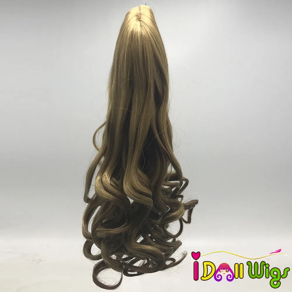 18 дюймов американские кукольные парики термостойкие волокна длинные волнистые