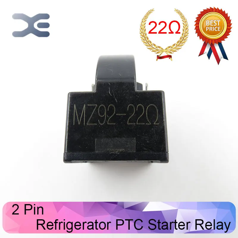 2PIN MZ92 22OHM реле стартера Холодильник PTC запасные части дисплей стартер для