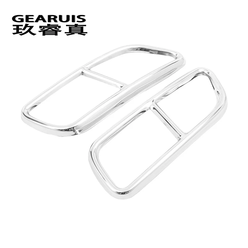 Стайлинг автомобиля выхлопная труба для багажника Volvo V60 S60 чехлы выхлопной трубы