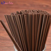 500pcslot disposable coffee straws plastic high quality milk tea stir bar drinks straw portable use wholesale set