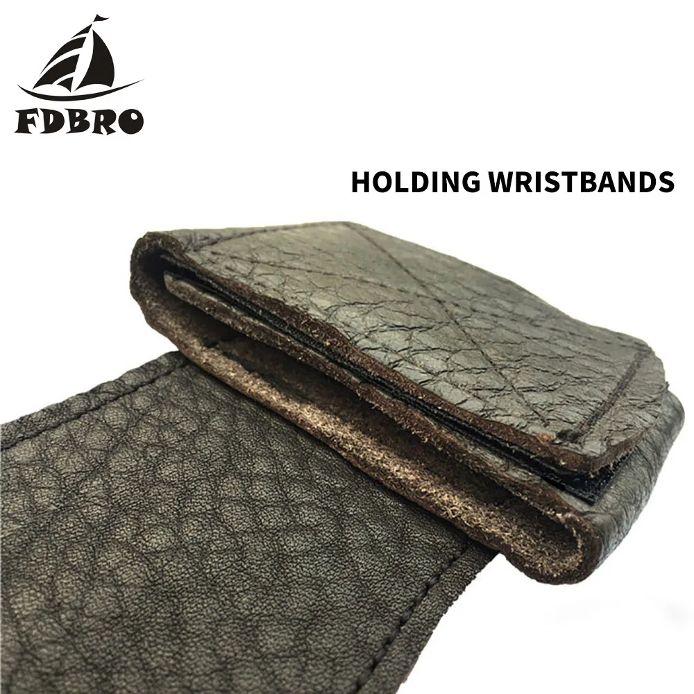Кожаные Перчатки для фитнеса FDBRO одежда тяжелой атлетики ношение на запястье