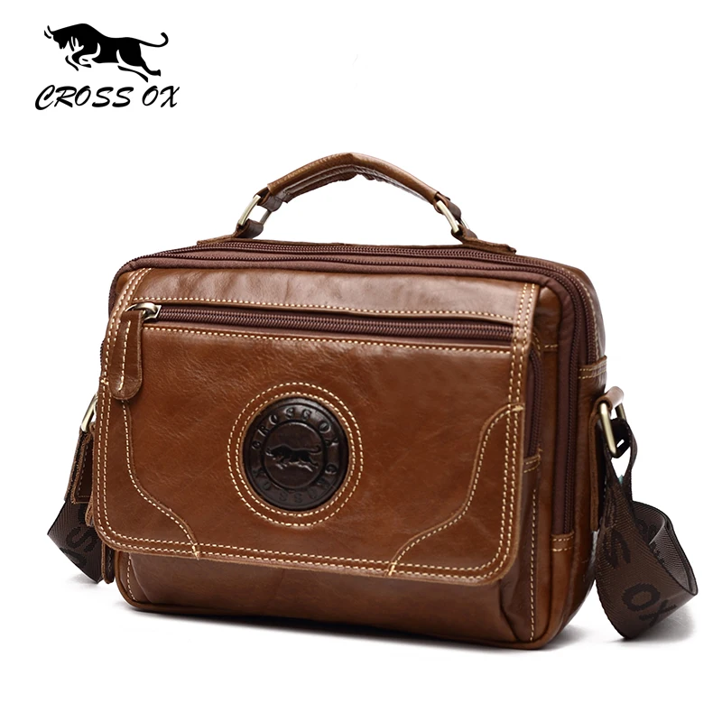 CROSS OX 2017 г. Новый Натуральная кожа из воловьей кожи мужская сумка через плечо