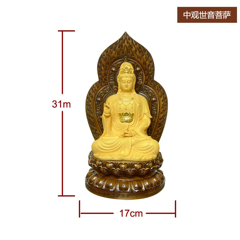 Amitabha Sakyamuni Будда Ремесла фигурка Будды предметы интерьера - Цвет: 3