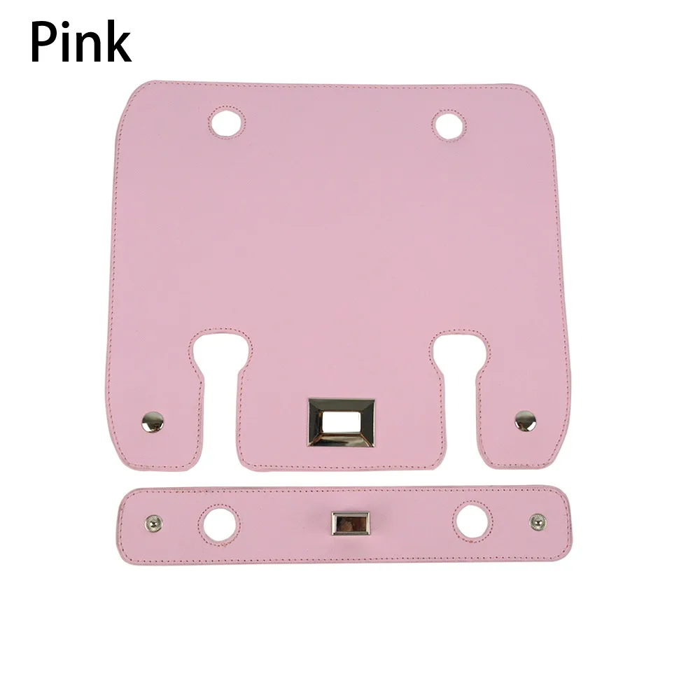 pink TANQU откидной Чехол из искусственной кожи с кубовидной кнопкой для сумки huntfun - Цвет: pink
