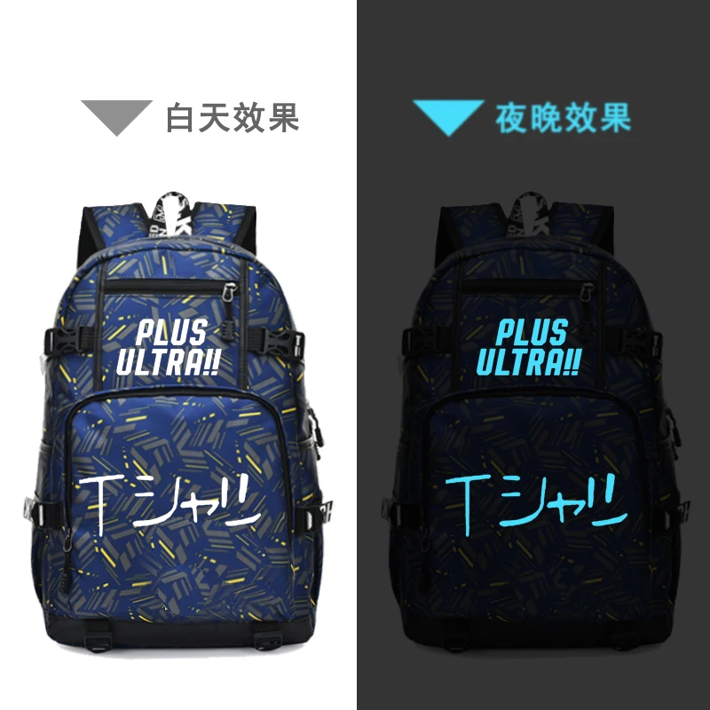 My Hero Academy, водонепроницаемые школьные сумки, usb зарядка, рюкзак для ноутбука, аниме рюкзак с нашивками, канцелярские принадлежности, холщовые дорожные сумки для хранения