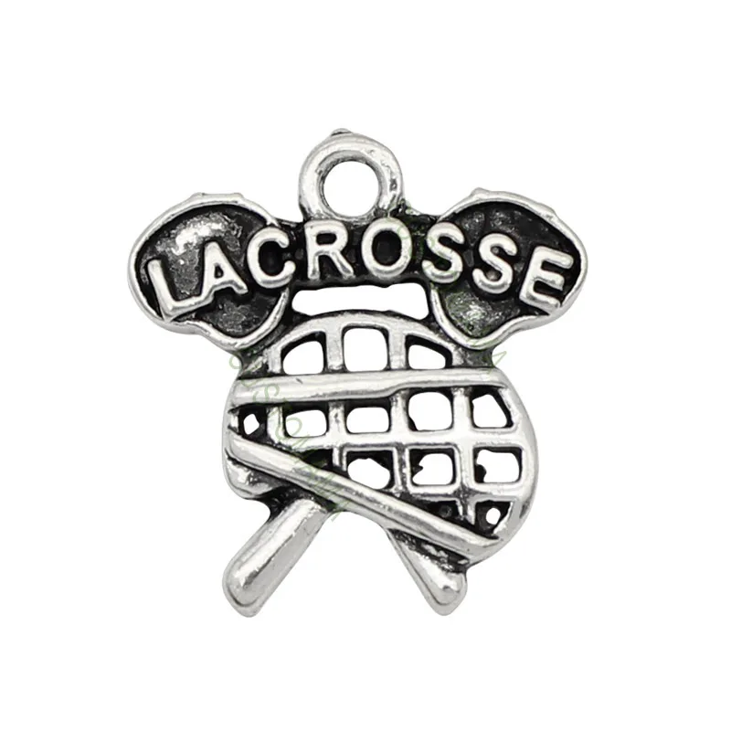 40 шт. подвеска в античном стиле из серебра/бронзы 20 х19 мм|charm pendant|lacrosse charmsbronze charms