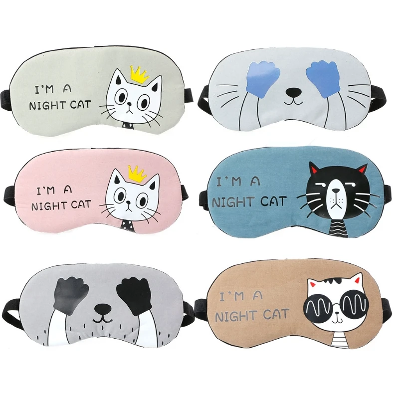 Милая мягкая маска первой помощи для глаз путешествий сна отдыха тени ухода за