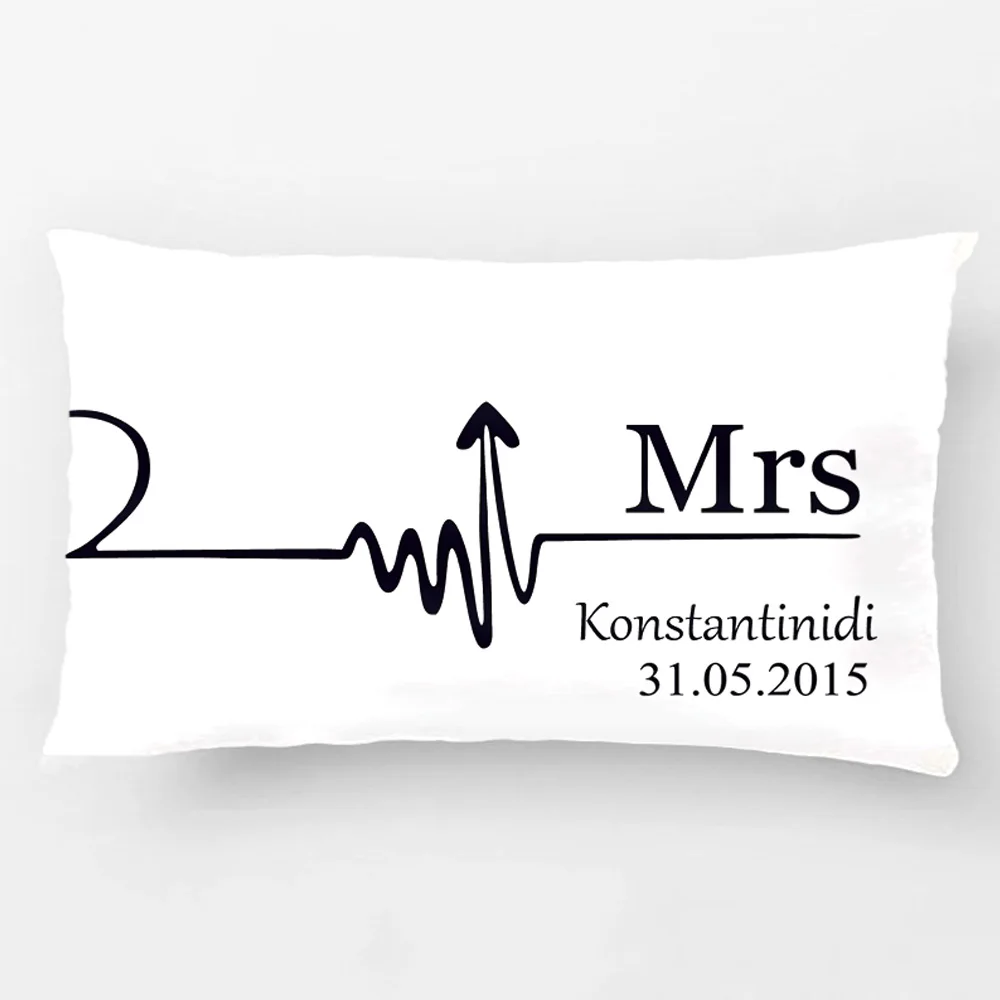 Чехол Mr And Mrs в виде подушки свадебный набор для пар украшение свадебные подарки