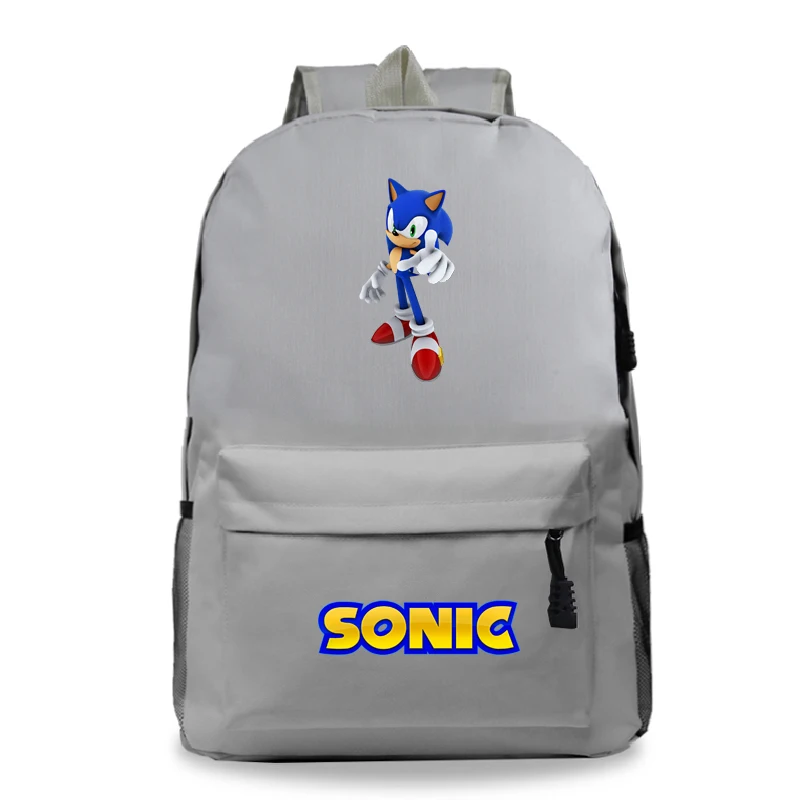 11 Sonic рюкзак, школьные сумки, модный шаблон, для студентов, для мальчиков и девочек, рюкзак для мужчин и женщин, рюкзак для ноутбука - Цвет: 11