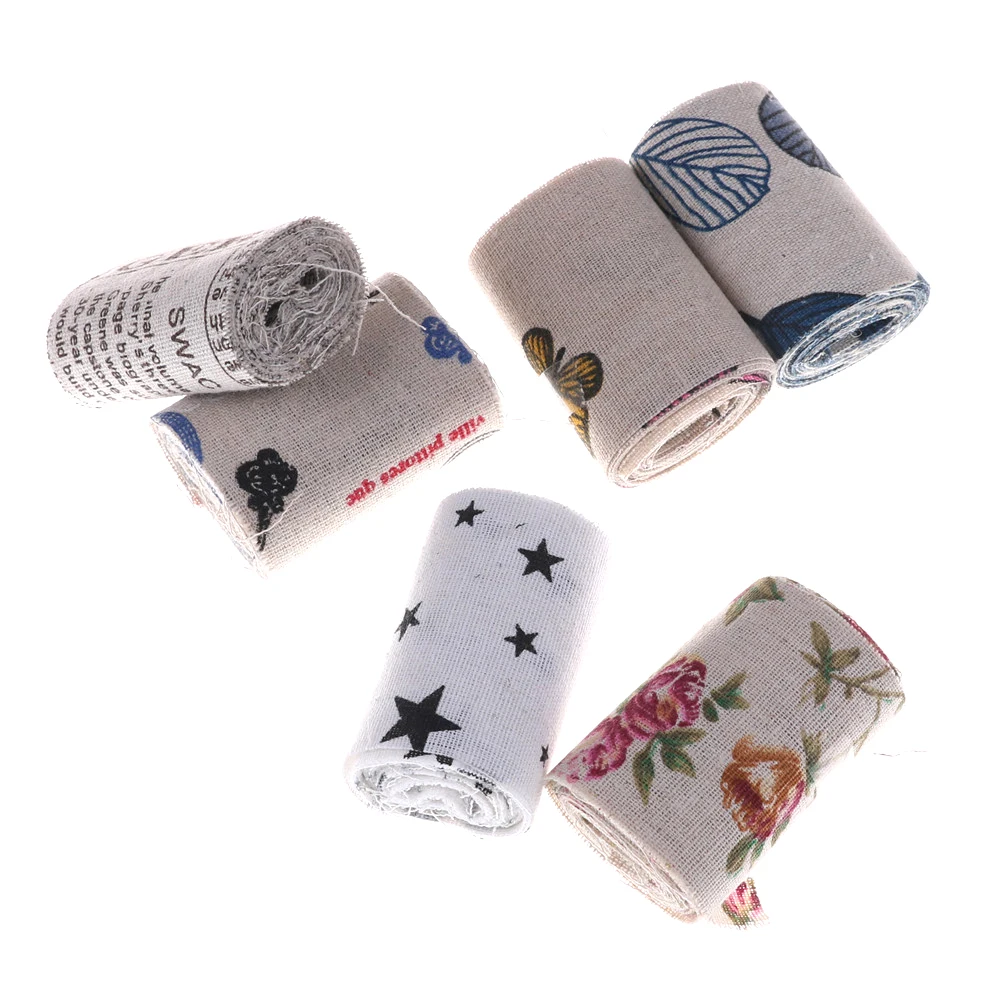 Женская винтажная лента с цветочным принтом 6 м|fabric ribbon|ribbon for weddingribbon ribbon |