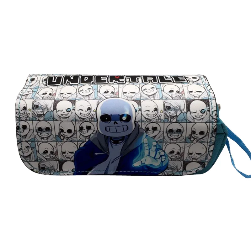 Чехол для карандашей с мультяшными играми Undertale сумка макияжа на молнии