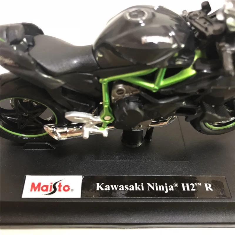 Maisto 1:18 KAWASAKI NINJA H2 R мотоцикл литья под давлением сплав модель игрушки черный ниндзя H2R мотоцикл коллекция подарок