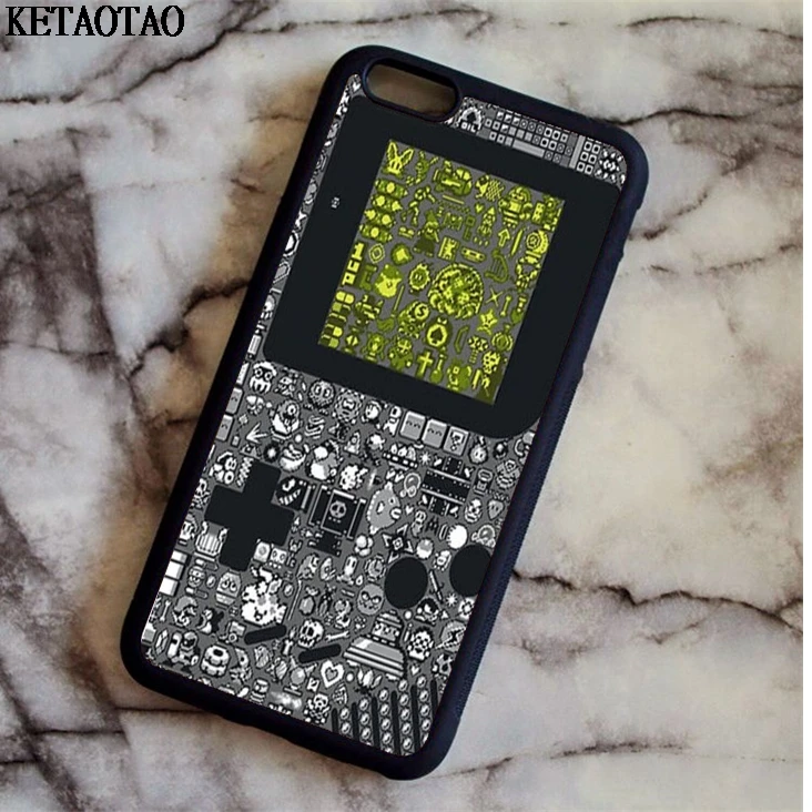 KETAOTAO тетрис игровая консоль TPU Мягкий силиконовый чехол для телефона iPhone 5S 6S 7 8 Plus