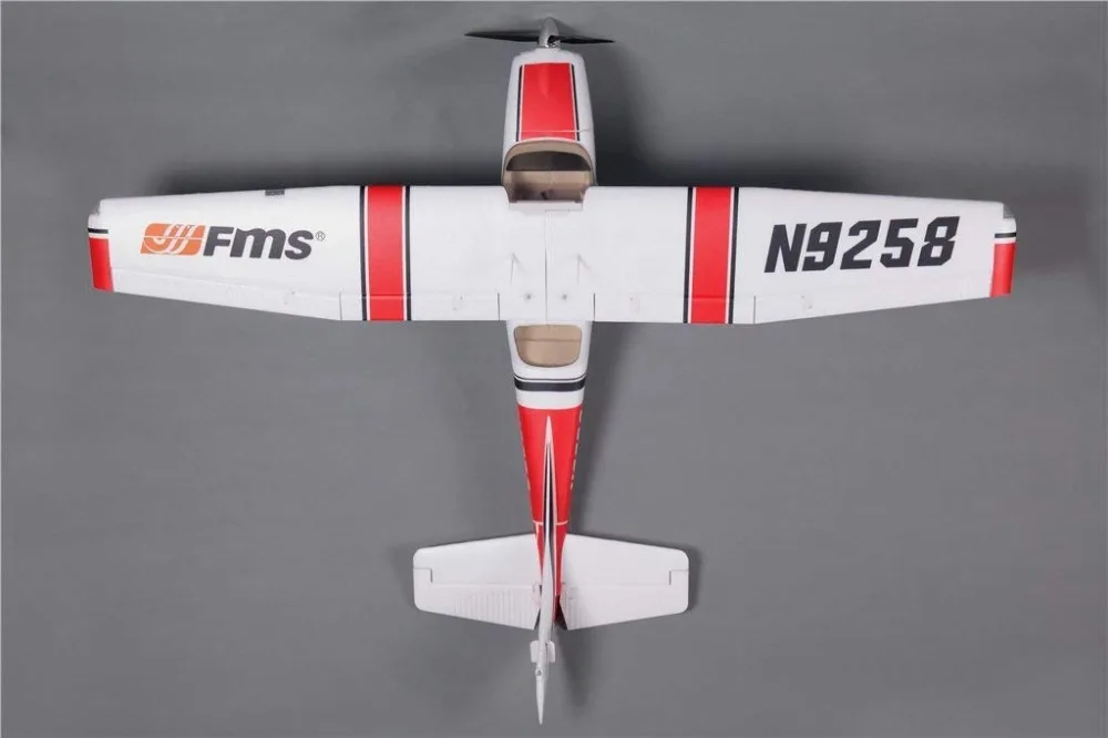 FMS 1400 мм SKY TRAINER 182 Cessna (6CH с клапаном) на красном PNP|Радиоуправляемые самолеты| |