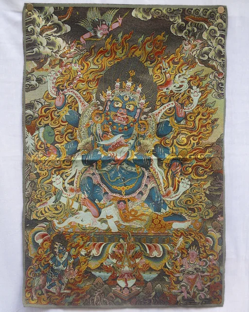 Коллекционные традиционные Тибетский буддизм в Непале Thangka большой размер