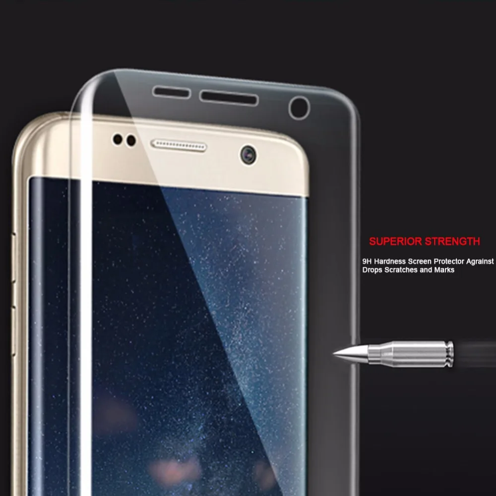 2 шт./лот 0 26 мм Закаленное стекло протектор экрана для Samsung Galaxy S8 Plus 3D полное