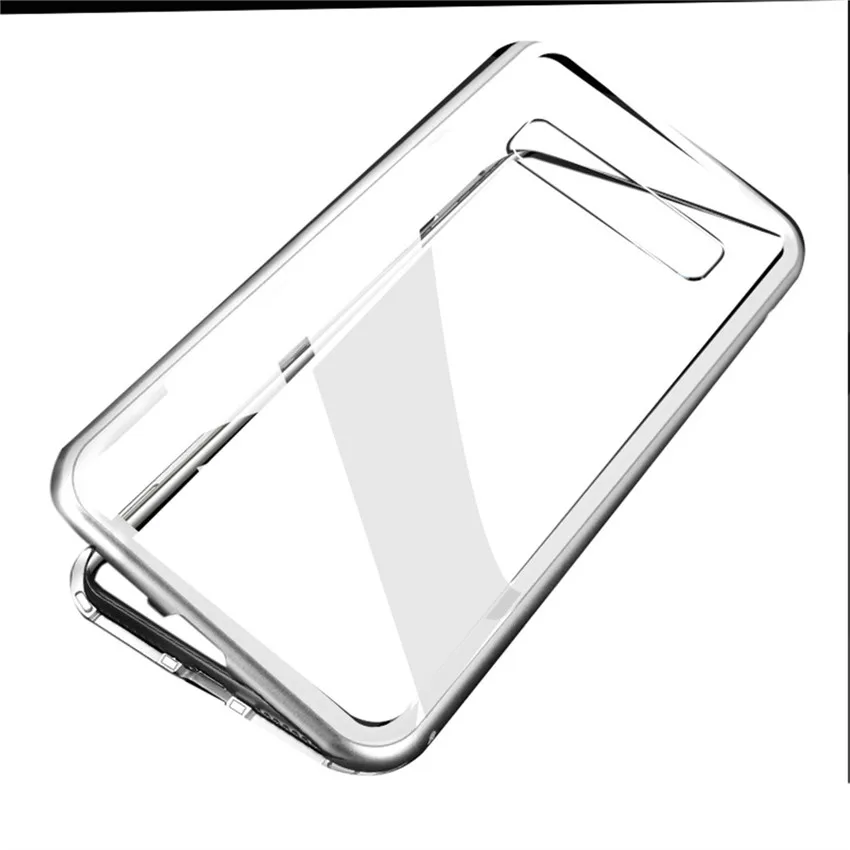 White CARPRIE Магнитная Адсорбция металлическое Стекло чехол для samsung S10 плюс задняя крышка для samsung S10 защита от ударов при падении закаленное Стекло Чехлы штук;# A - Цвет: White