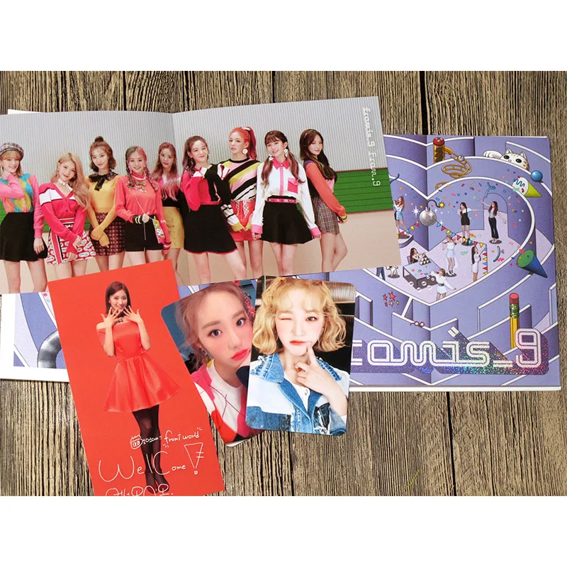 Подпись fromis_9 fromis9 с автографом на одно From.9 альбом компакт-дисков/kihno K-POP