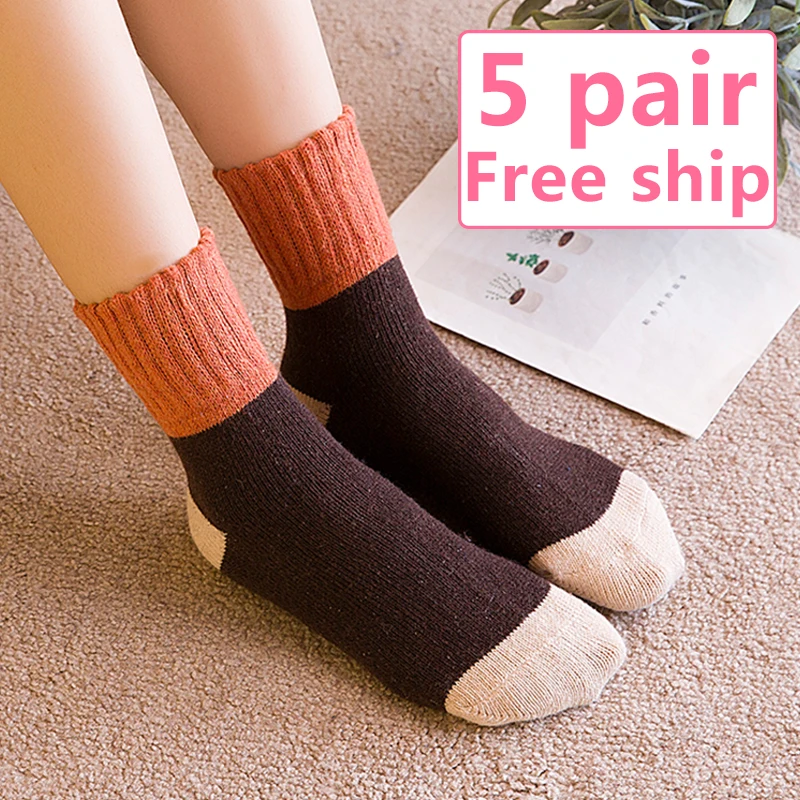 Горячая распродажа! 5 пара Женская Носки леди Рождественский подарок Носок Мода