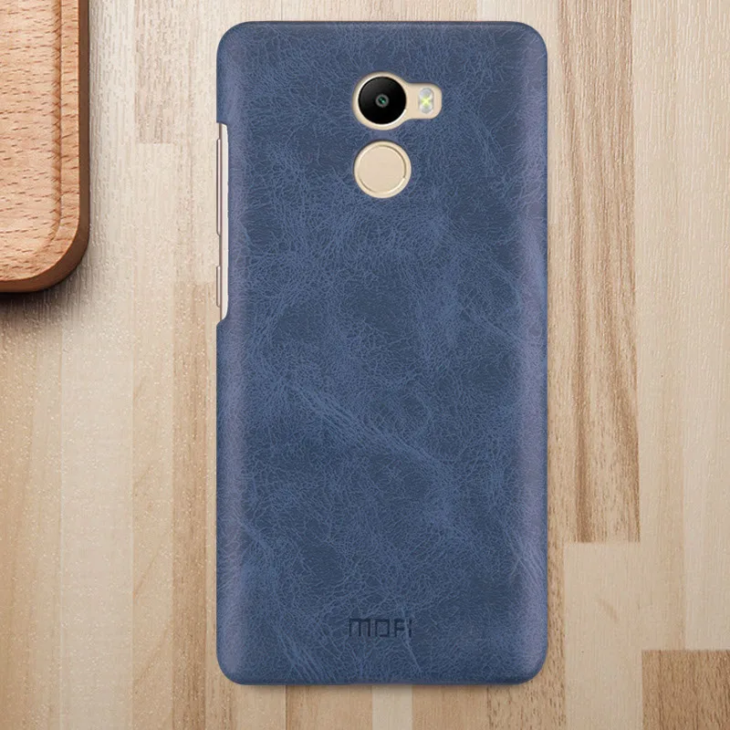 Redmi 4 Pro чехол MOFI оригинальный PC кожаный для Xiaomi твердый переплет 4A Дело Капа Coque