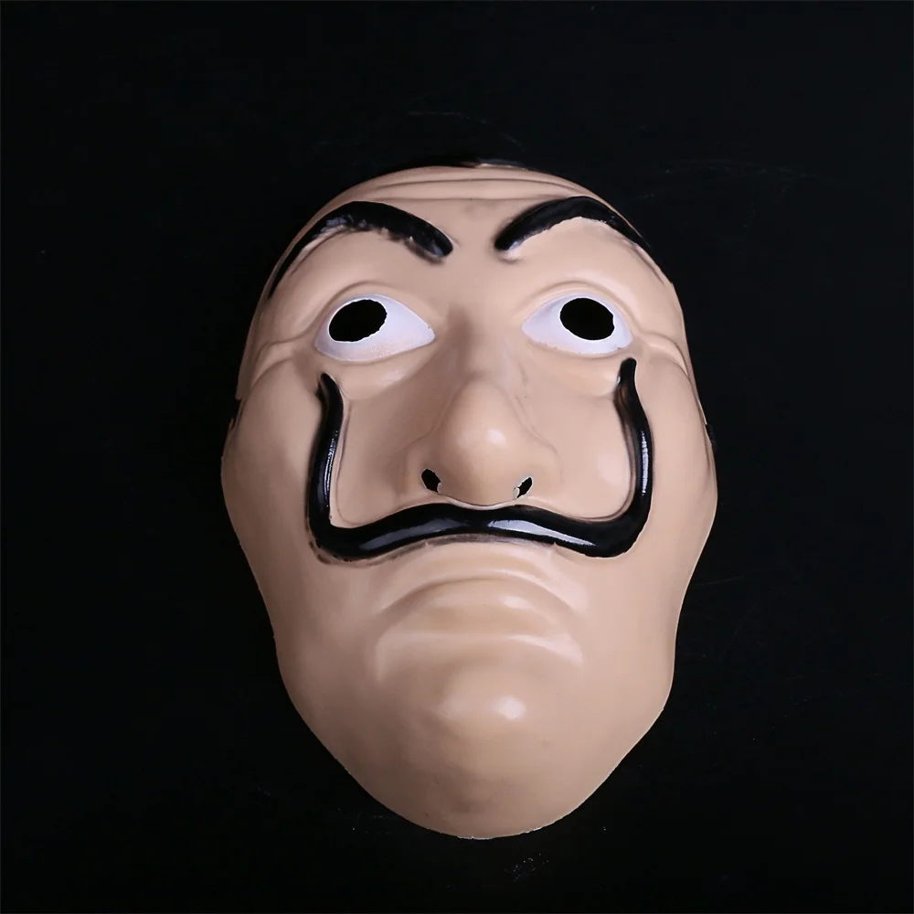 La Casa De Papel маска Salvador Dali латексная для косплея Хэллоуин реалистичный костюм