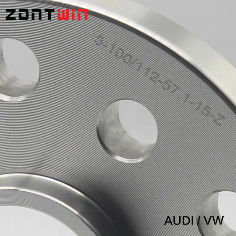 2 шт 12 мм прокладки колес костюм для автомобиля Audi комплект 5x100/5x112 CB: 57,1 A1/A2/A3/A4(B5, B6, B7)/A6(C4, c5, C6)/A8(4E)/TT/ALLROAD/Quattro