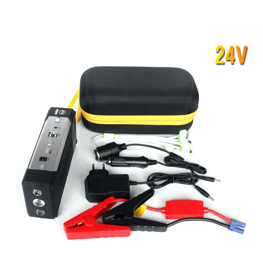 2000AMP 80000mah 2000A пиковый пусковой стартер светодиодный фонарик Внешний аккумулятор автоматический источник питания батареи 24V