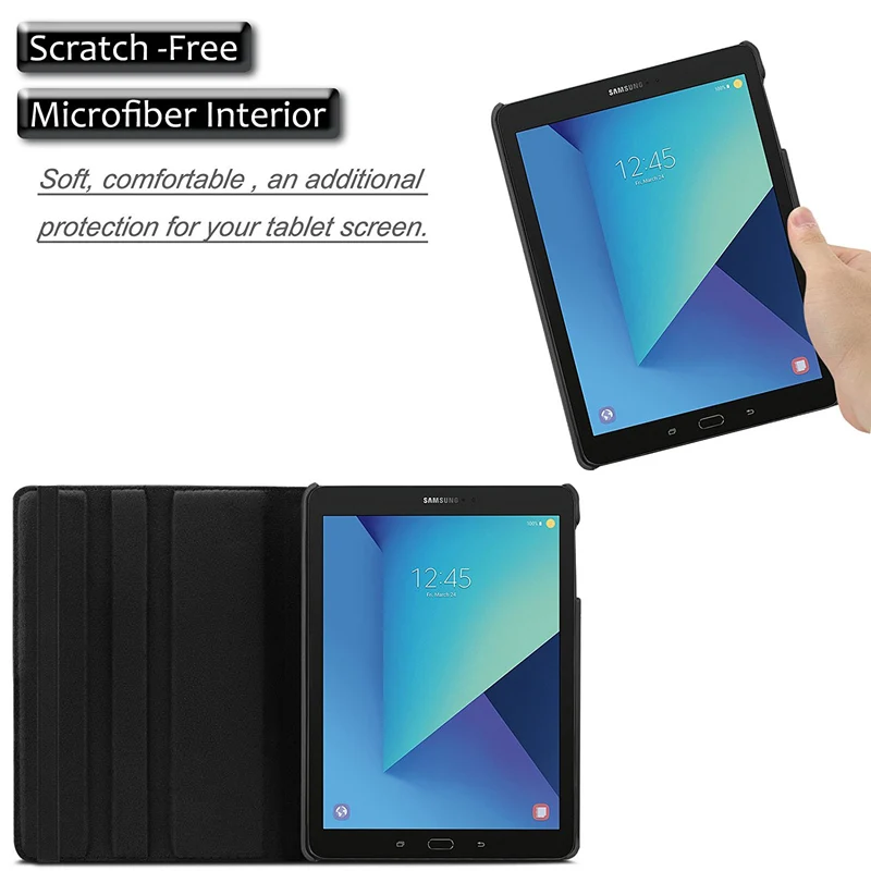 Умный чехол с поворотом на 360 градусов для Samsung Galaxy Tab S3 9 7 T820 T825|Чехлы планшетов и