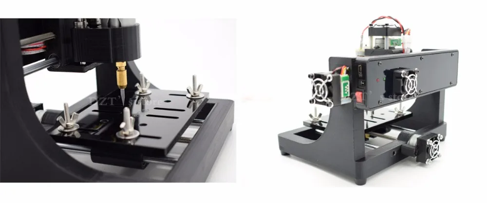 JEDI CNC1208 супер мини хобби машина 3 оси Pcb фрезерный станок деревянный минироутер