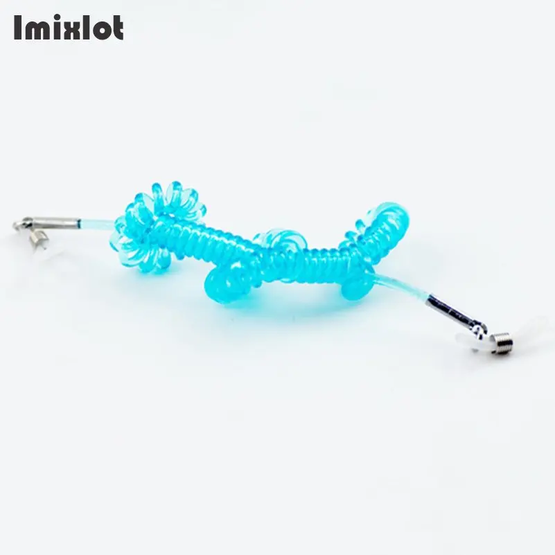 Imixlot/1 шт., детские мягкие эластичные Противоскользящие силиконовые солнцезащитные очки, шнуры для очков, цепочка для очков, держатель шнура, веревки