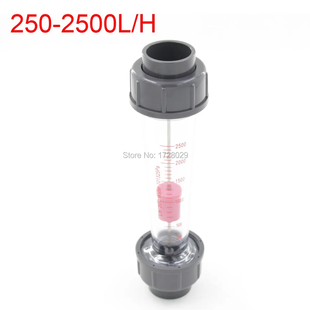 

250-2500L/H Pipe Water Flow Meter Liquid Flowmeter 1 Inch