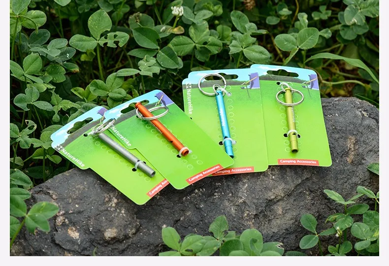 Naturehike 3 шт. высокий шаг свисток алюминиевый поход для кемпинга Открытый EDC инструмент аварийный брелок для выживания для пеших прогулок