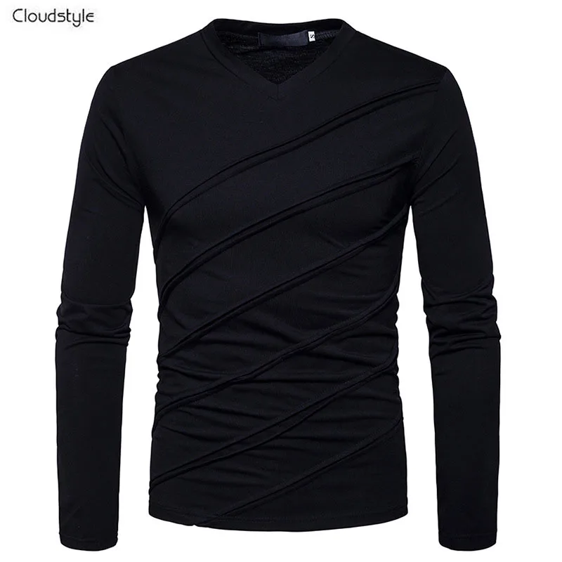 Cloudstyle мужской одноцветные футболки модные раза предназначен для Для мужчин с