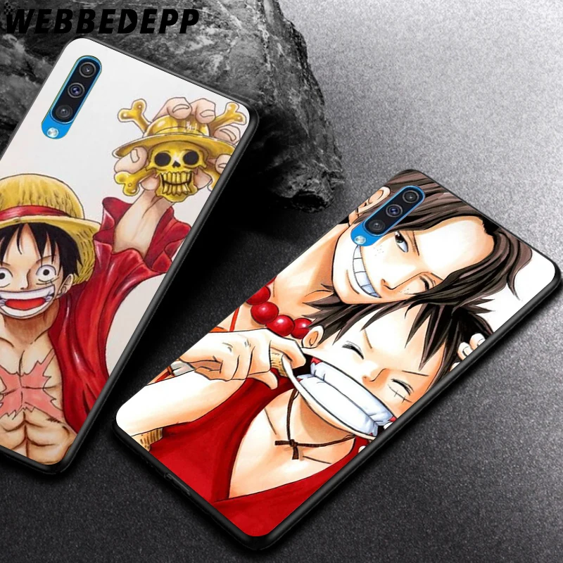 WEBBEDEPP цельный обезьянка D Луффи Ace Мягкий ТПУ чехол для Samsung Galaxy Note8 9 A10 A20 A40 A50 A60 A70 M10