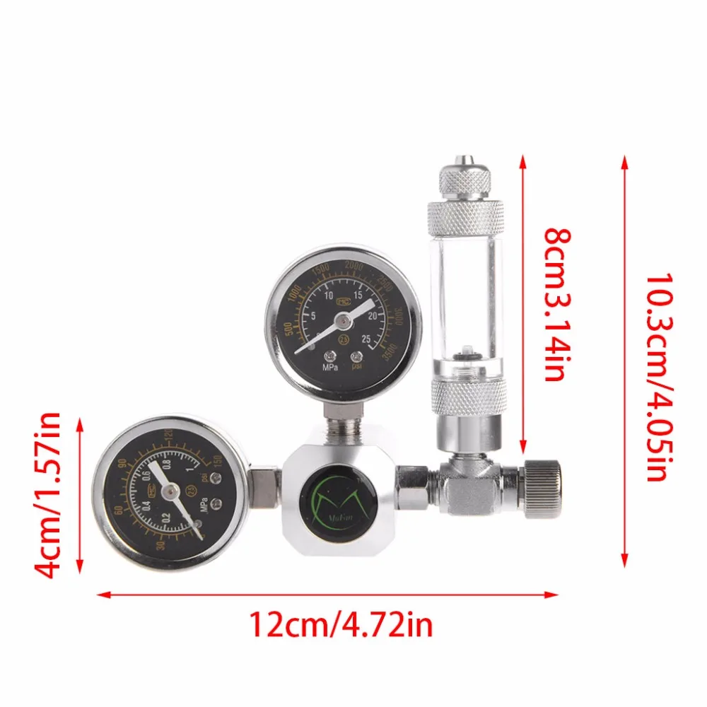 

C02 Equipment Regulator Magnetic Solenoid Two Gauge Bubble Planted Aquarium Drop Ship