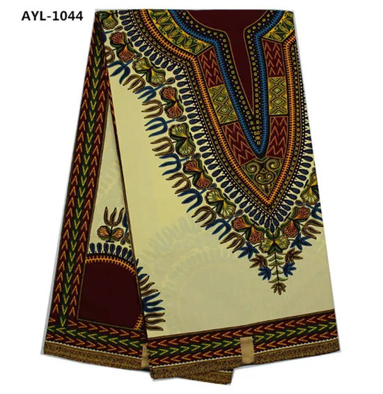 2016 последние dashiki материал 100% хлопок реального ткань воска 6 ярдов за лот AYL-1042 |