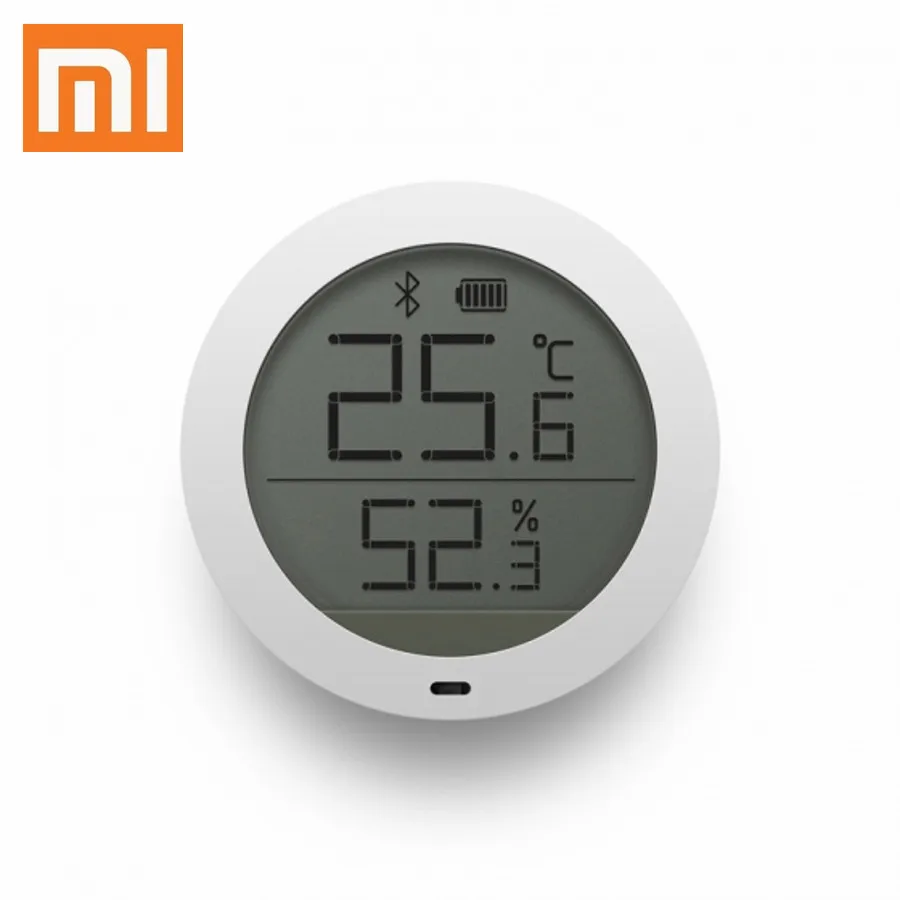 white Xiaomi Mijia Bluetooth Термогигрометр умный датчик температуры и влажности цифровой термометр гидрометр для измерения влажности - Цвет: white