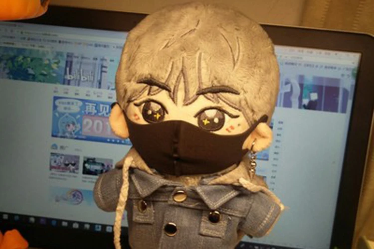 20 см exo кукольная маска 1/6 bjd дыхательная маска для вещей плюшевая кукольная маска